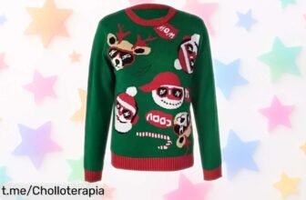 Jersey de Navidad familiar a precio loco: ¡super chollo para que cada miembro luzca igual esta temporada! Aprovecha antes que se agote, oferta limitada y momentos únicos por crear. ¡Hazte con el tuyo ya!