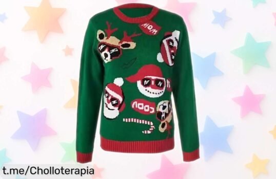 Jersey de Navidad familiar a precio loco: ¡super chollo para que cada miembro luzca igual esta temporada! Aprovecha antes que se agote, oferta limitada y momentos únicos por crear. ¡Hazte con el tuyo ya!