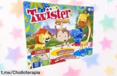 Juego Twister Junior Hasbro 2 en 1: ¡diversión, colores y retos animales al mejor precio rebajado! No pierdas esta oportunidad única de jugar en familia. ¡Hazte con este super chollo ya antes de que se esfume!