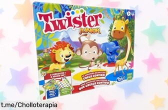 Juego Twister Junior Hasbro 2 en 1: ¡diversión, colores y retos animales al mejor precio rebajado! No pierdas esta oportunidad única de jugar en familia. ¡Hazte con este super chollo ya antes de que se esfume!