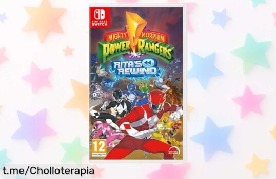Juego arcade para Switch Mighty Morphin Power Rangers con gráficos pixel art y acción retro a precio rebajado que no volverá a repetirse ¡aprovecha este ofertón antes de que desaparezca!