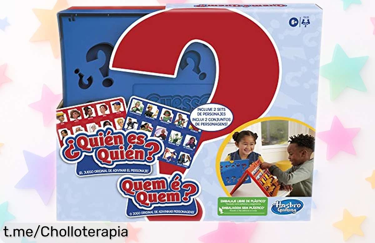 Juego de mesa ¿Quién Es Quién? Hasbro con superhéroes, ¡rebajado y listo para horas de diversión en familia! No te pierdas este ofertón por tiempo limitado; aprovecha esta oportunidad única y haz que las risas no falten en tu casa. ¡Compra ya antes de que se agote!