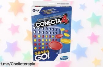 Juego portátil Conecta 4 Grab and Go de Hasbro: este super chollo en tamaño mini es ideal para viajes y reuniones familiares, ¡y su precio rebajado no durará mucho! Aprovecha esta oportunidad única y diviértete donde quieras. ¡Hazte con el tuyo antes de que se acabe!