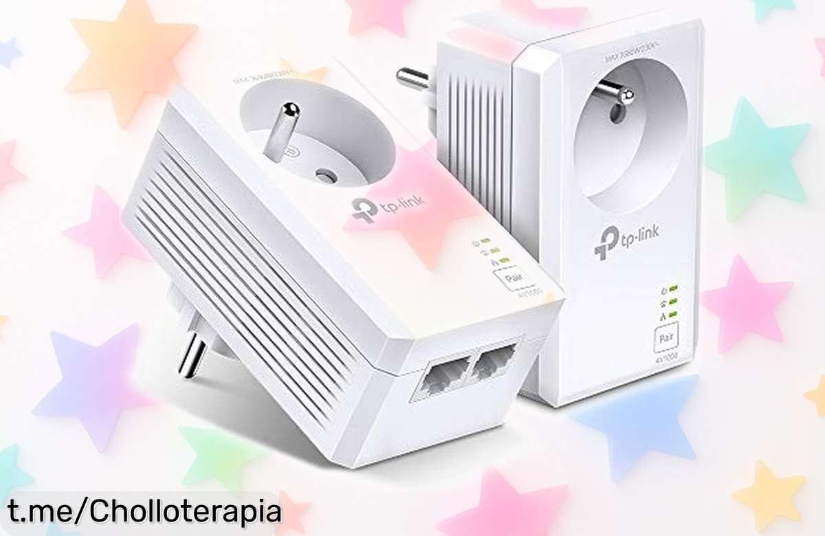 Kit CPL TPLink 1000Mbps con enchufe integrado, chollazo para streaming y juegos a toda velocidad: ¡aprovecha esta oferta limitada antes de que se acabe!