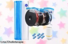 Kit con 30 bolsas de vacío y bomba automática para filamentos 3D rebajado a precio de ganga aprovecha esta oferta limitada que protege del polvo y humedad sellando en segundos ¡no pierdas este ofertón único!