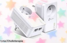 Kit de 2 casas conectadas TPLink CPL 1000Mbps TLPA7027P velocidad brutal sin cortes con enchufe extra precio rebajado increíble super chollo que desaparece pronto ¡no lo dejes escapar!