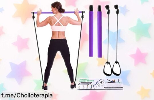 Kit de barra de pilates IWILL con banda de resistencia a precio rebajado, ¡impulsa tu entrenamiento y transforma tus días antes que se agoten!