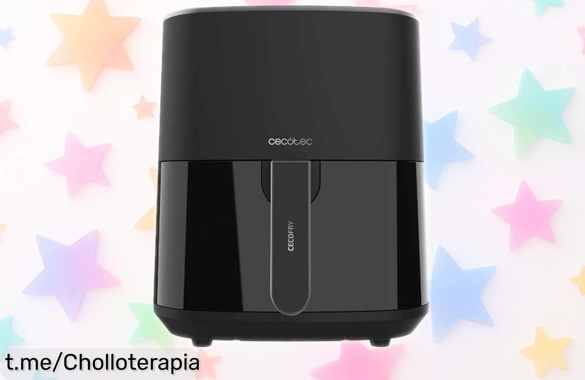 La freidora de aire Cecotec Cecofry Fantastik 5500 con tecnología top y controles táctiles, volumen gigante y potencia brutal está rebajada ¡Un ofertón que vuela, no pierdas esta oportunidad ya mismo!