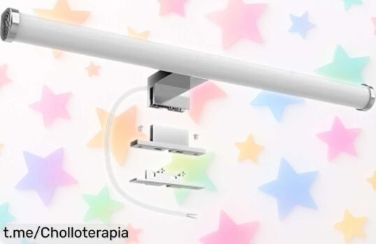 Lámpara LED para espejo de baño Aourow 40cm súper brillante y resistente al agua con luz neutra perfecta para maquillaje y afeitado, precio rebajado ahora no lo pierdas que vuelan las unidades ¡aprovecha este super chollo antes de que se acabe!