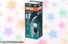 Lámpara OSRAM H1 55W, con luz halógena brillante y precio rebajado que vuela: ¡ilumina tus viajes ahora y disfruta de claridad cada kilómetro!