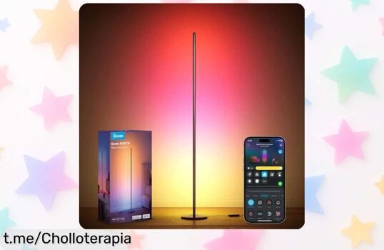 Lámpara de pie moderna Govee con 16 millones de colores: ¡Aprovecha este super chollo y transforma tu espacio en un ambiente vibrante antes que se acabe!