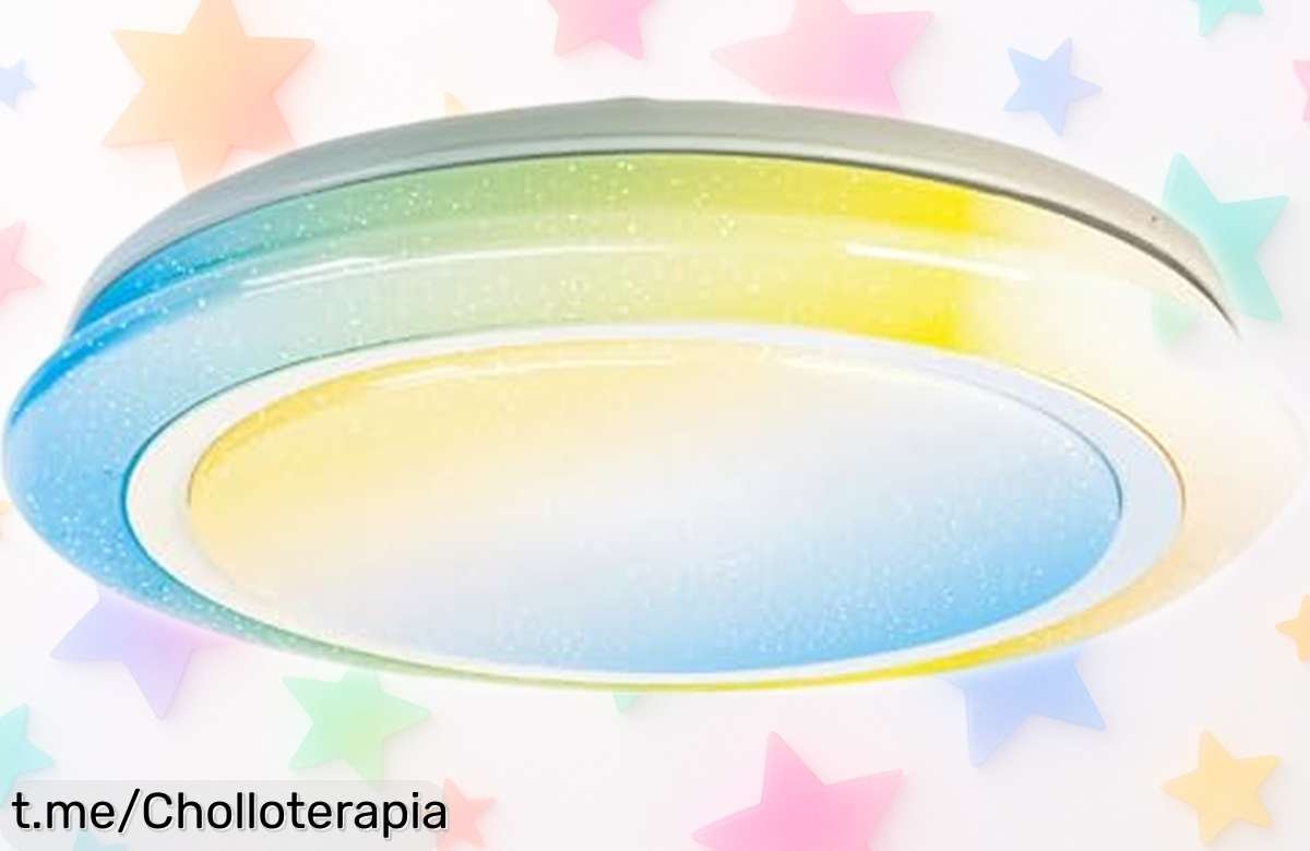 Lámpara de techo WiFi Glowster 39 W con control remoto a precio loco, ilumina tu hogar y transforma cada rincón. ¡Apresúrate que se acaban y no te quedes en la oscuridad!
