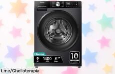 Lavadora Hisense WF3S9043BB3 de 9 kg con vapor a un precio loco: lava impecable desde tu móvil. ¡Caída de precio brutal y oferta limitada! No dejes escapar este chollo increíble para lucir siempre ropa perfecta. ¡Hazla tuya ya antes que se agote!