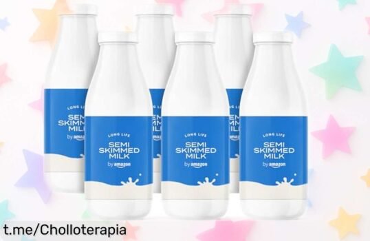 Leche semidesnatada by Amazon 6x1L: un super chollo ligera y fresca, perfecta para cuidar tu figura. ¡No dejes pasar esta oferta rebajada que alimenta tus días! Aprovéchala antes de que se acabe y disfruta cada sorbo con gusto.