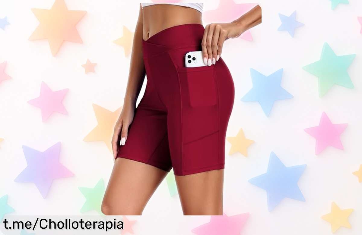 Legging deportivo cintura alta Ekouaer con bolsillos grandes y secado rápido rebajado al precio más bajo para que te muevas cómodo y a tope ¡Oferta limitada, corre que vuelan!