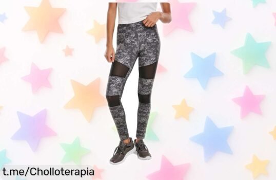 Leggings Urban Classics Ladies Camo Tech Mesh con estampado militar de moda y tejido ultra resistente ahora a un precio rebajado brutal, chollazo sólo por tiempo limitado ¡Corre antes que vuelen!