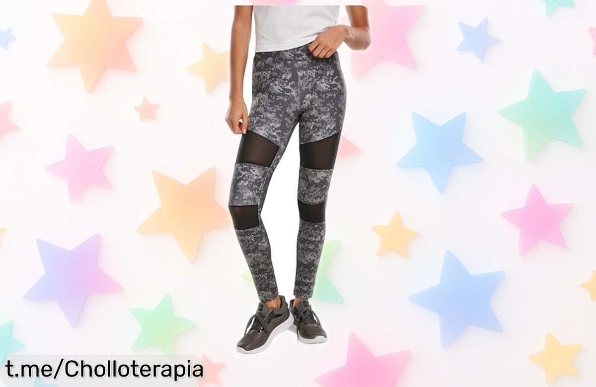 Leggings Urban Classics Ladies Camo Tech Mesh con estampado militar de moda y tejido ultra resistente ahora a un precio rebajado brutal, chollazo sólo por tiempo limitado ¡Corre antes que vuelen!