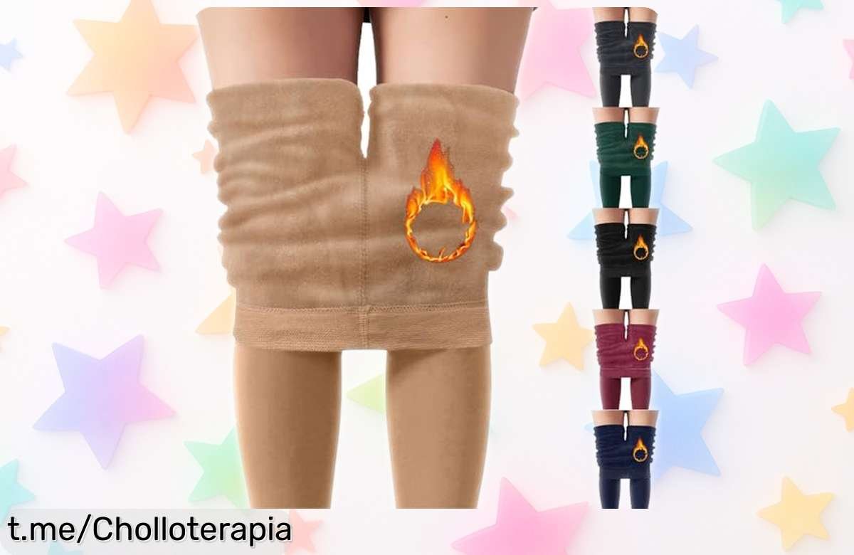 Leggins térmicos para mujer con forro polar que abrigan genial y se adaptan a todo plan, ahora a un precio rebajado de locura – no pierdas la oportunidad ni un minuto y hazte con los tuyos antes de que desaparezcan.