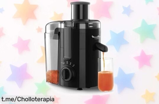 Licuadora Moulinex Frutelia JU370810 con motor potente y apertura gigante para fruta entera a precio rebajado espectacular aprovecha este super chollo limitado con piezas lavavajillas ¡Corre que vuelan!