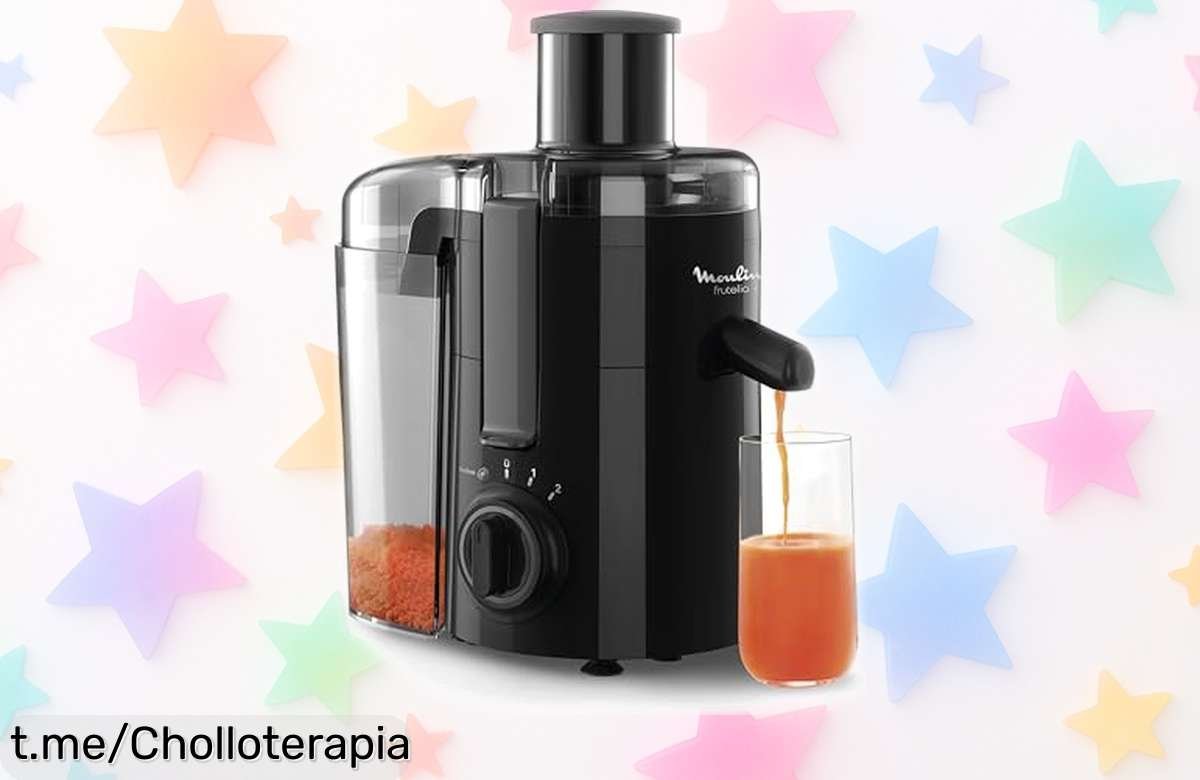 Licuadora Moulinex Frutelia JU370810 con motor potente y apertura gigante para fruta entera a precio rebajado espectacular aprovecha este super chollo limitado con piezas lavavajillas ¡Corre que vuelan!