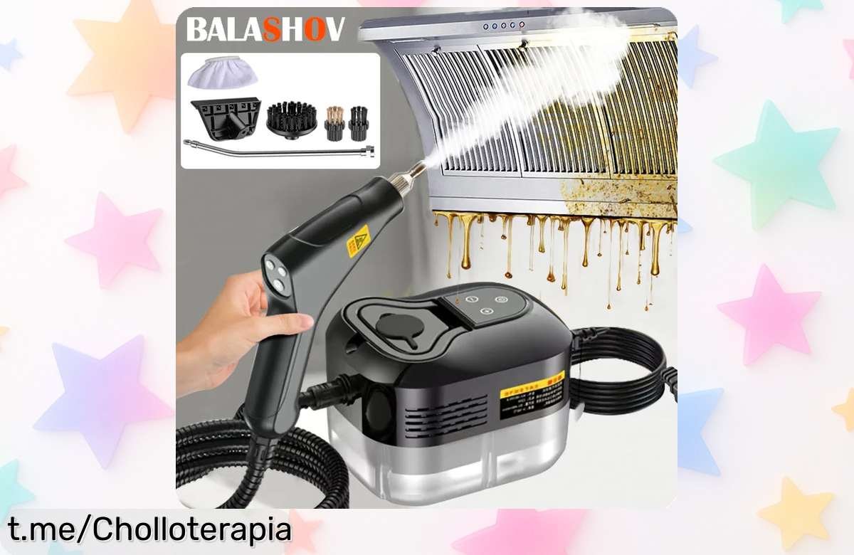 Limpiador a vapor potente de 2500W con presión bestial para una limpieza impecable, rebajado brutalmente y solo unas pocas unidades disponibles ¡date prisa antes de que se termine esta oportunidad única!