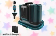 Limpiador aspirador sin cables Cecotec Conga Carpet&Spot Clean con 60 minutos de potencia y pulverizador rebajado, un súper chollo que vuela rápido ¡Corre antes de que desaparezca!