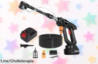 Limpiador de alta presión portátil Makita: ¡preparado para dejar tu coche y terraza impecables! No te pierdas esta oferta loca con boquilla 6 en 1, batería de larga duración y motor potente. Aprovecha el ofertón solo por tiempo limitado antes que se agote, ¡tu limpieza más fácil está al alcance ya!