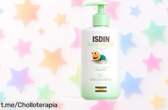 Loción para bebé BabyNaturals de 400ml a precio rebajado; hidratación y cariño garantizados. ¡No dejes escapar este super chollo que cuida su piel!