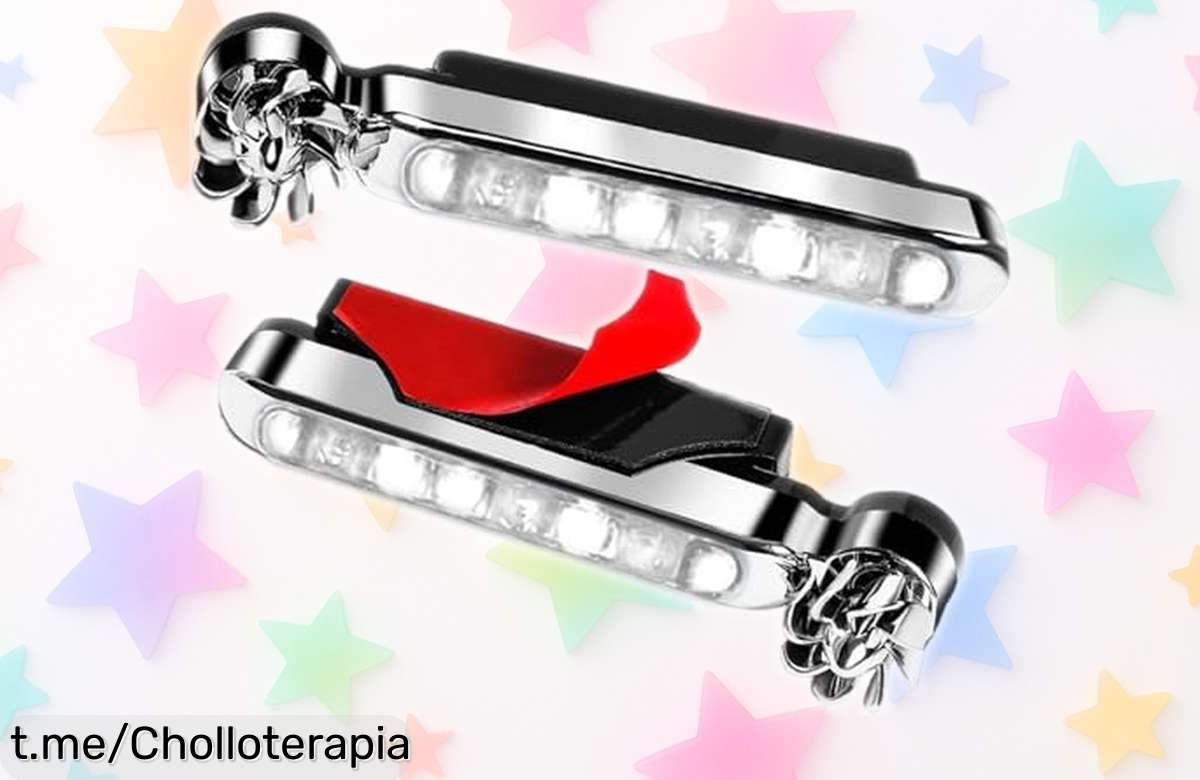 Luces LED para coche 2 unidades con giro fácil y colores vibrantes que harán tu viaje más divertido, a precio rebajado solo por tiempo limitado ¡No dejes que se escapen estas luces super chulas!