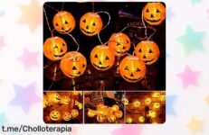 Luces de calabaza LED Halloween 3M:¡Aprovecha este precio rebajado y convierte tu fiesta en un auténtico cuento terrorífico! Las últimas unidades vuelan rápidamente, ¡no dejes que pase esta oferta única para encender la diversión ya!