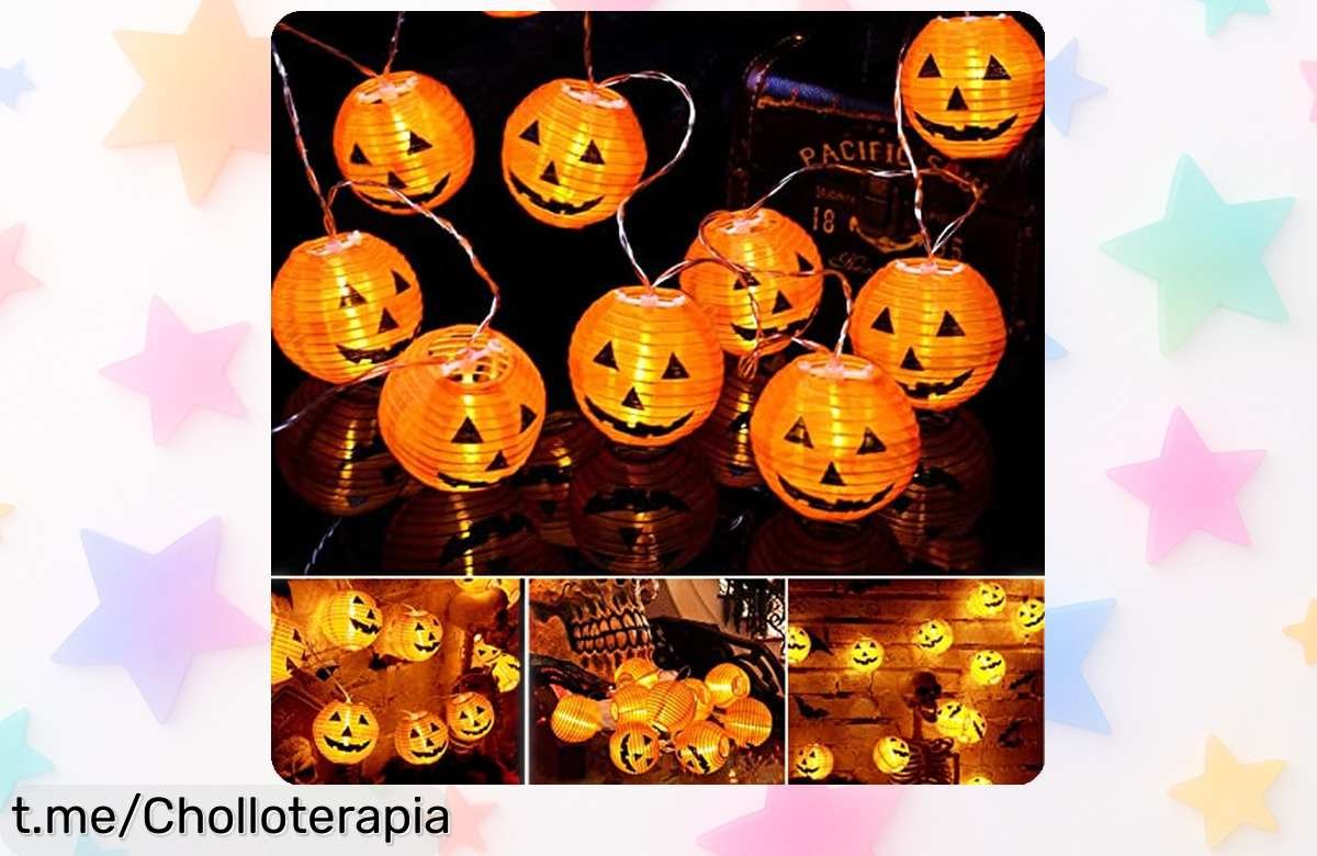 Luces de calabaza LED Halloween 3M:¡Aprovecha este precio rebajado y convierte tu fiesta en un auténtico cuento terrorífico! Las últimas unidades vuelan rápidamente, ¡no dejes que pase esta oferta única para encender la diversión ya!