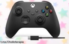 Mando inalámbrico Xbox con cable USB C de 2,7 m y sonido 35 mm a precio rebajado para que juegues sin parar ¡Botones personalizables y control total en una oferta limitada que se va volando! Aprovecha este super chollo ya mismo