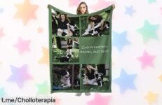 Manta personalizada con foto súper calentita rebajada para que regales emociones únicas ya, ¡no dejes escapar este ofertón antes de que desaparezca!