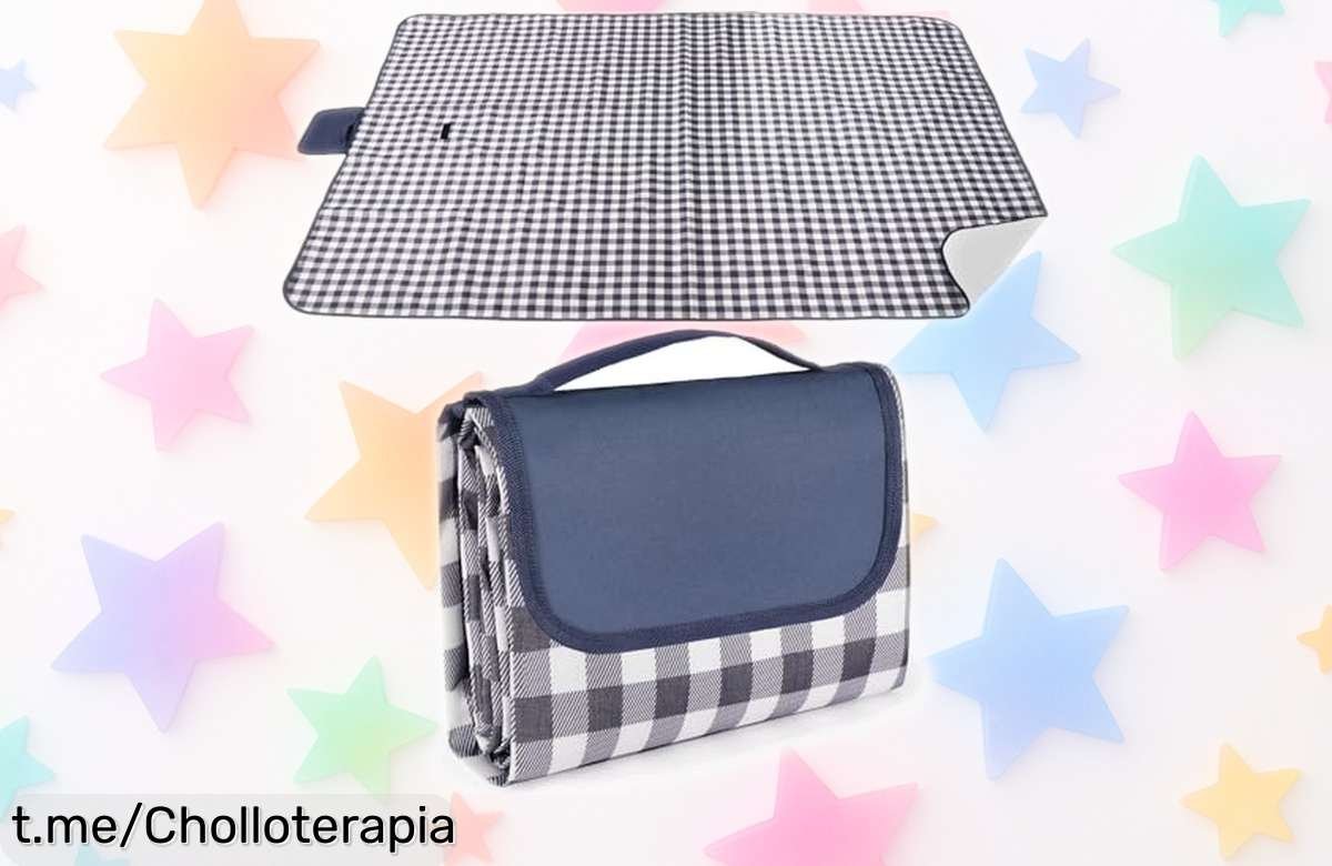 Manta picnic LIVEHITOP impermeable y plegable a un precio de locura, ideal para tus aventuras al aire libre. ¡No dejes pasar este descuentazo con cupón antes que se acabe! Vive momentos divertidos en la playa o el jardín con los tuyos. ¡Corre, que vuela esta oferta única!