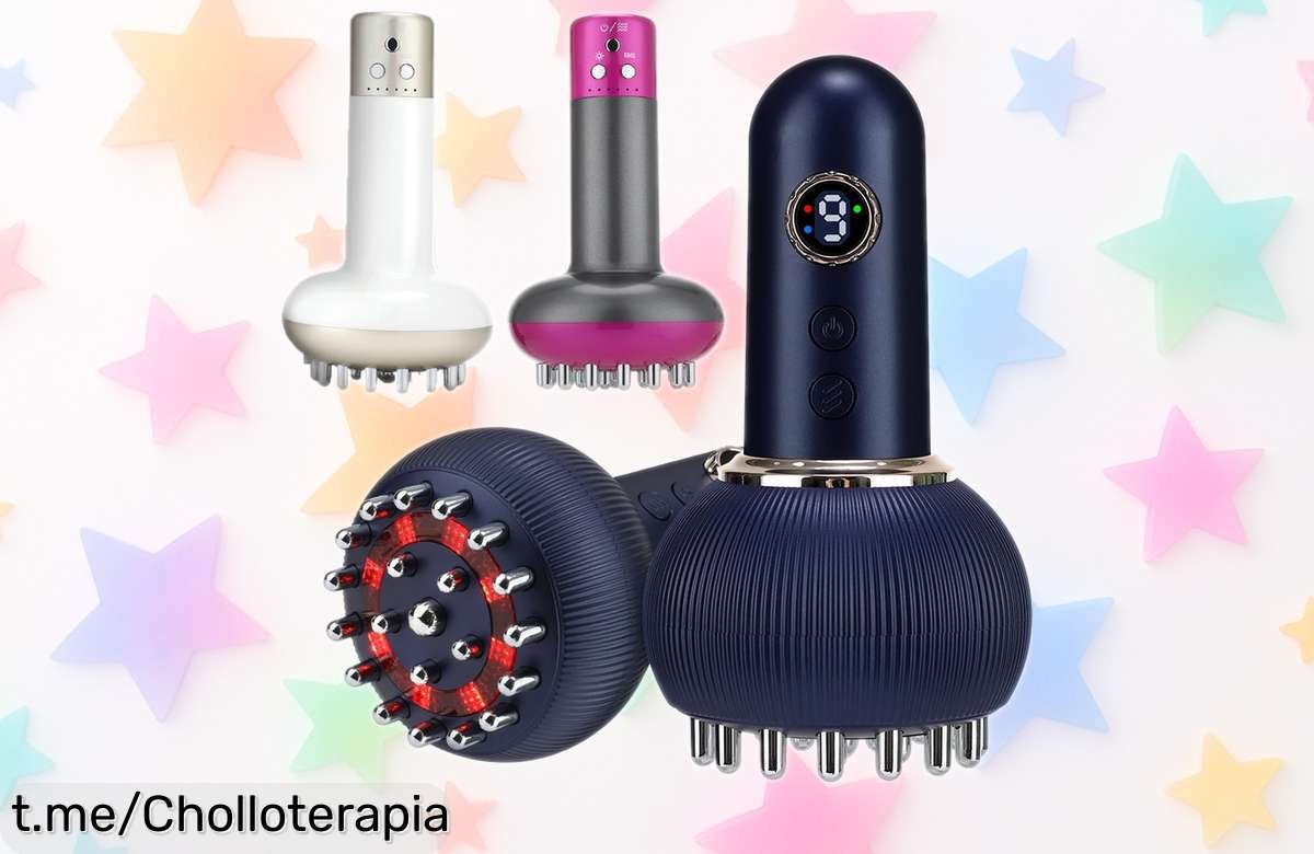 Masajeador Guasha recargable con calor para moldear tu cuerpo: ¡aprovecha este super chollo y quema grasa mientras te cuidas! Precio rebajado de forma limitada, no dejes que se escape esta oportunidad única de sentirte genial.