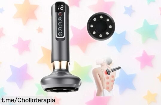 Masajeador anticelulítico eléctrico con 12 niveles: mejora tu piel y alivia músculos a un precio rebajado espectacular. ¡Actúa ya antes que se escape esta oportunidad única!