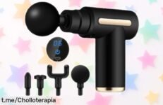 Masajeador portátil OPDOS de vibración profunda, el super chollo que tu cuerpo pide a gritos para relajarse ¡no te pierdas este precio rebajadísimo y mimarte ya!