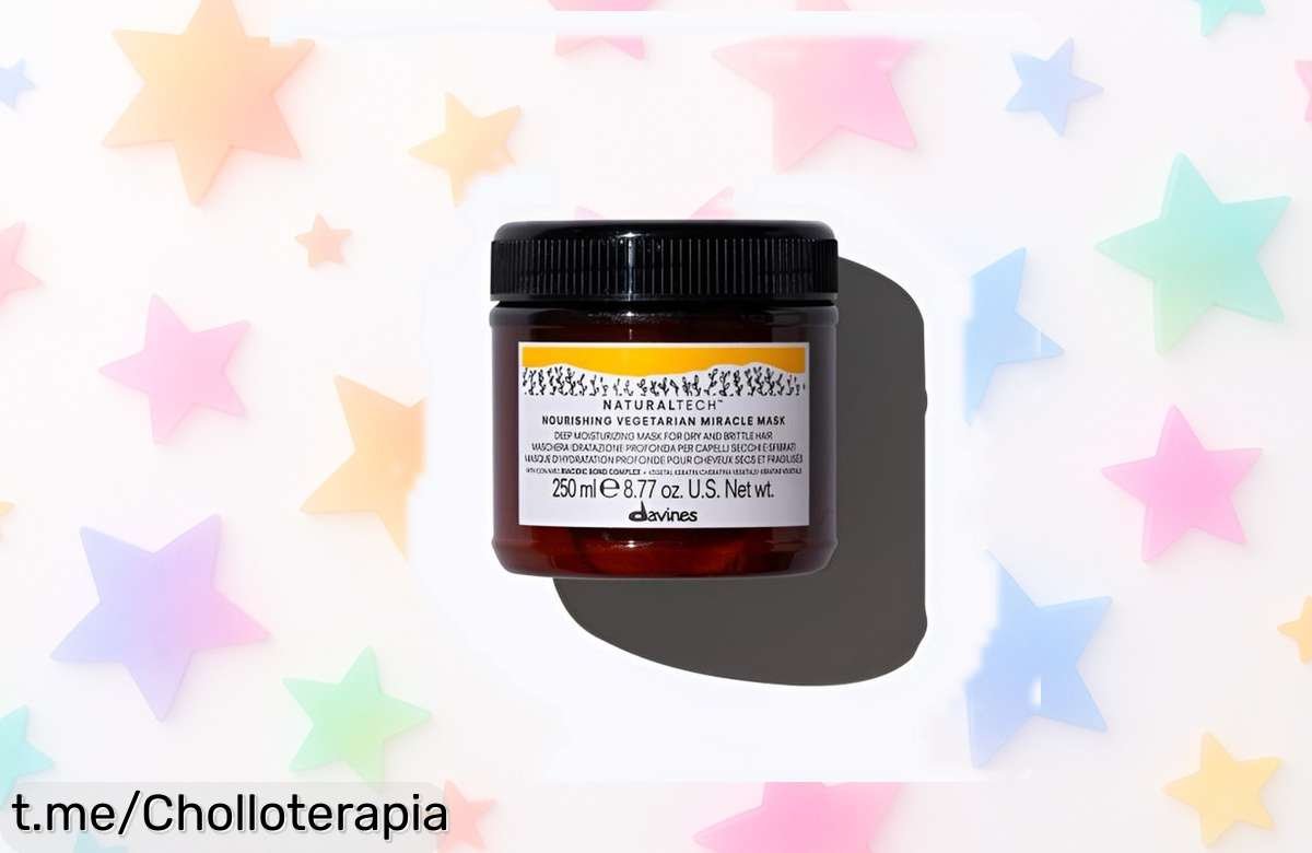 Mascarilla nutritiva Davines NaturalTech para domar el frizz y lucir un cabello suave y brillante a precio rebajado ¡No dejes pasar este super chollo que solo estará disponible por tiempo limitado!