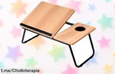 Mesa reclinable para cama y sofá con bandeja plegable: el super chollo que te hará disfrutar de tus momentos sin líos, ¡aprésate ya antes que se esfumen!