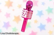 Micrófono karaoke Bluetooth 4 en 1: ¡precios locos para que cada canto sea una fiesta inolvidable! Corre, que vuelan las unidades y esta oportunidad no volverá.