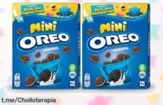 Mini galletas Oreo con cacao y vainilla en 2 paquetazos con bolsitas individuales, sabor único y precio rebajado por tiempo limitado Corre rápido que esta oferta no espera a nadie