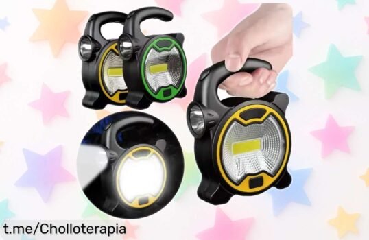 Mini luz LED súper brillante para emergencias y camping, ahora con precio rebajado ¡Aprovecha este super chollo que te quitará las sombras de encima!