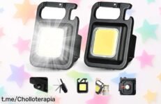 Mini luz de trabajo COB súper potente con imán y recarga USB en oferta brutal ¡No pierdas esta oportunidad de sentirte seguro al instante!