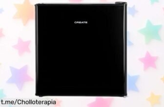 Mini nevera Create 43L negra con puerta reversible para que tu espacio brille, ¡con un precio rebajado que jamás volverás a ver! Solo quedan unas pocas unidades, no dejes escapar este super chollo y llévatela ya antes de que se esfume la oferta.