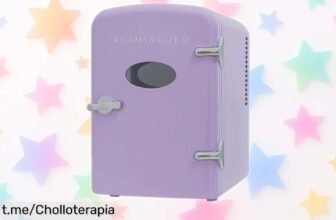 Mini nevera Flamingueo de 4L para skincare y cosméticos, ¡precio rebajado que no se repetirá! Tu oportunidad de darle un toque práctico y cool a tu espacio está aquí. ¡No esperes más porque estas unidades vuelan!