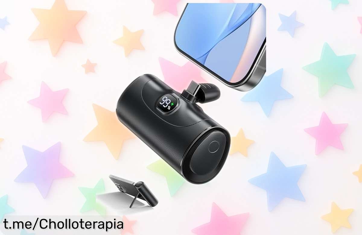 Mini power bank portátil de 5000mAh con carga rápida en solo 30 min, ahora a un precio rebajado que no volverás a ver. ¡Aprovecha este ofertón antes de que se agote y mantén tu energía al máximo! ¡Corre que vuelan!