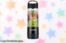 Minibatidora portátil Nutribullet Tritan: energía y frescura al instante a un precio rebajado que no volverás a encontrar, ¡aprovéchalo antes de que se agote!