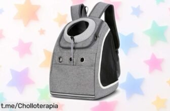 Mochila Flovippet para perros y gatos: la mejor ventilación a un precio loco, perfecta para que tu peludo vaya fresco ¡no dejes escapar este ofertón único!