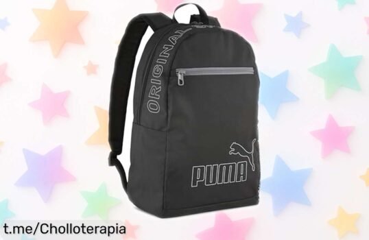 Mochila PUMA PHASE Backpack II: Llévatela ya y siente la energía al entrenar, precio rebajado que no se repetirá ¡Aprovecha antes de que desaparezca!