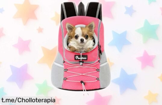Mochila Pawaboo para perros y gatos, ultra ventilada y segura, a precio loco. ¡No dejes escapar este ofertón y haz que tu peludo disfrute al máximo! Compra ya antes de que se acaben.